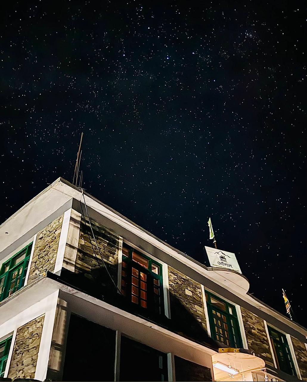 Aangn property exterior at night